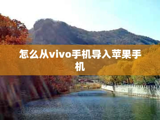 怎么从vivo手机导入苹果手机