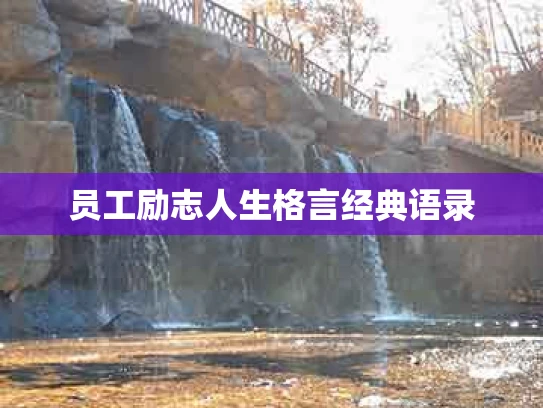 员工励志人生格言经典语录