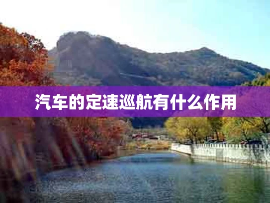 汽车的定速巡航有什么作用