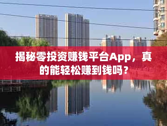 揭秘零投资赚钱平台App，真的能轻松赚到钱吗？