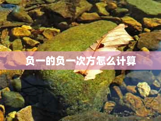 负一的负一次方怎么计算