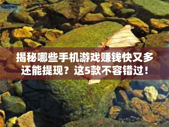 揭秘哪些手机游戏赚钱快又多还能提现？这5款不容错过！