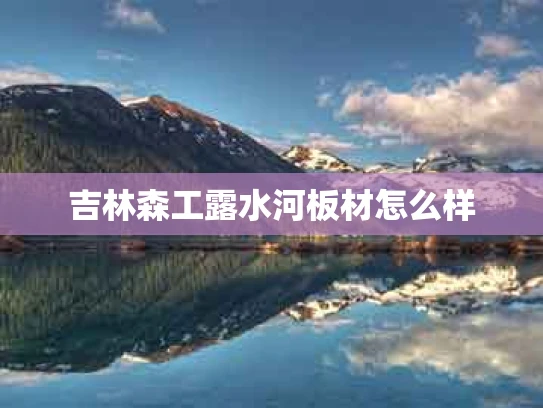 吉林森工露水河板材怎么样