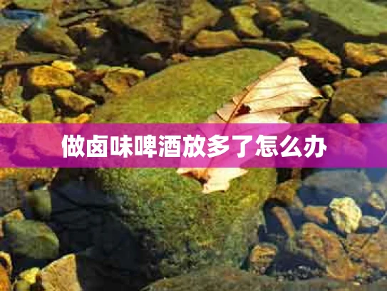 做卤味啤酒放多了怎么办