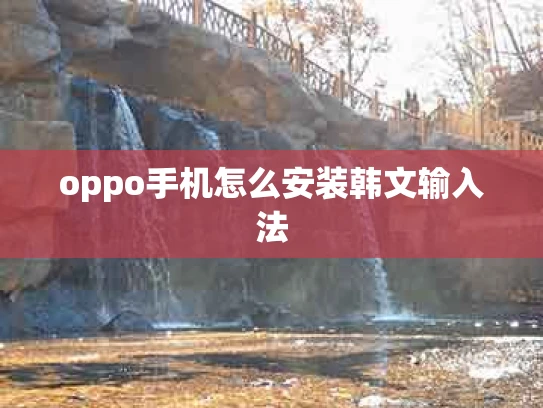 oppo手机怎么安装韩文输入法