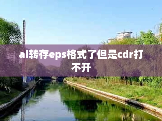ai转存eps格式了但是cdr打不开