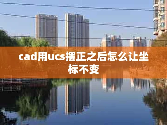 cad用ucs摆正之后怎么让坐标不变