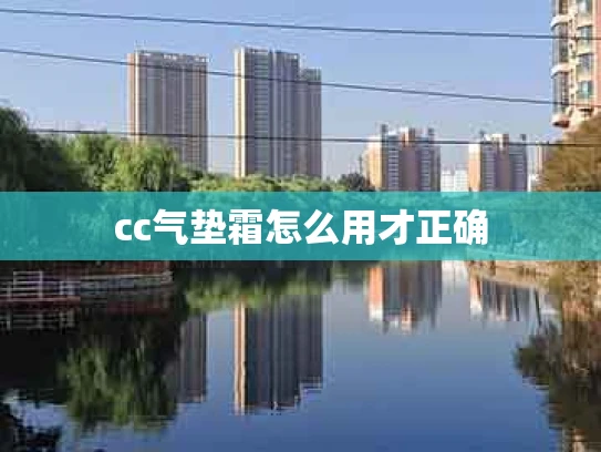 cc气垫霜怎么用才正确