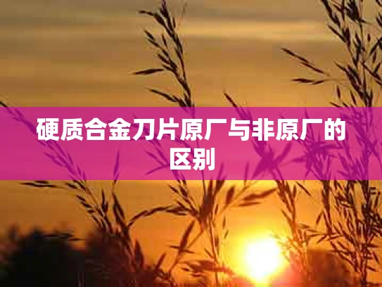 硬质合金刀片原厂与非原厂的区别