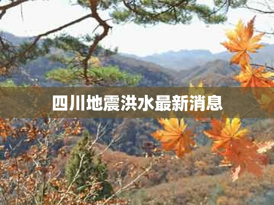 四川地震洪水最新消息