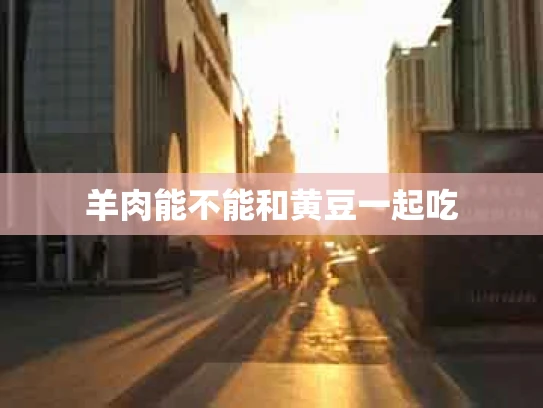 羊肉能不能和黄豆一起吃