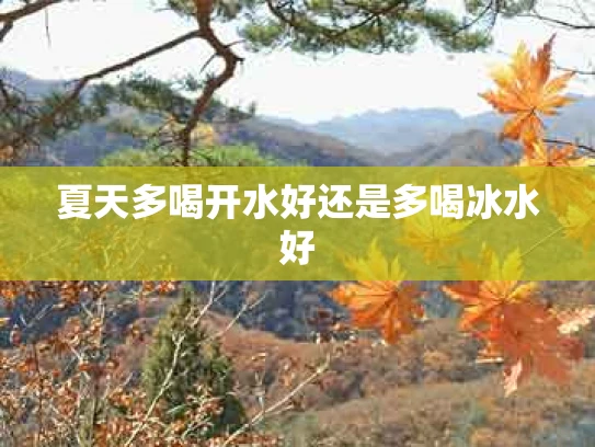 夏天多喝开水好还是多喝冰水好