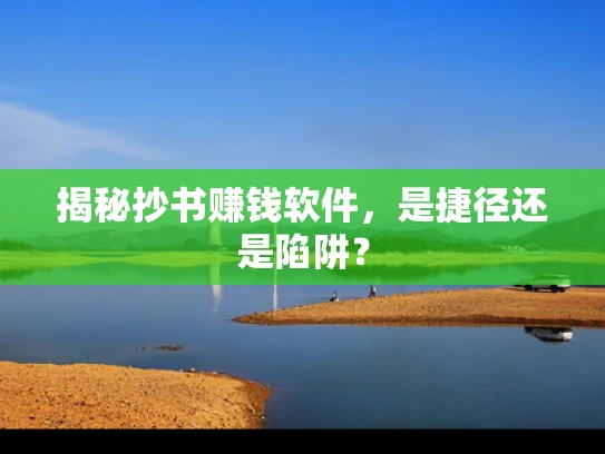 揭秘抄书赚钱软件，是捷径还是陷阱？