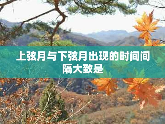 上弦月与下弦月出现的时间间隔大致是