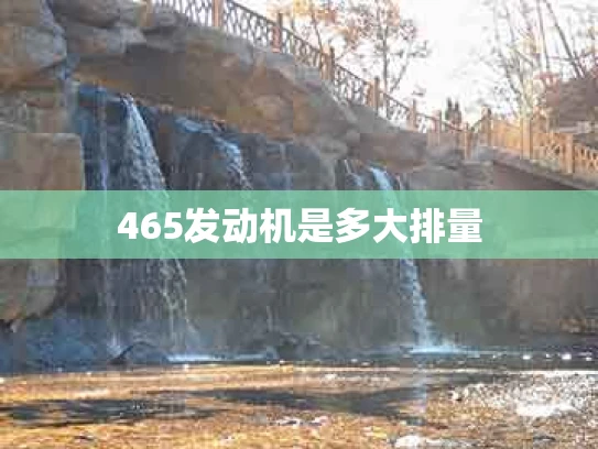 465发动机是多大排量