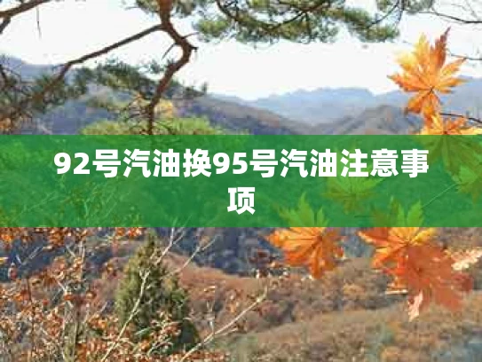 92号汽油换95号汽油注意事项