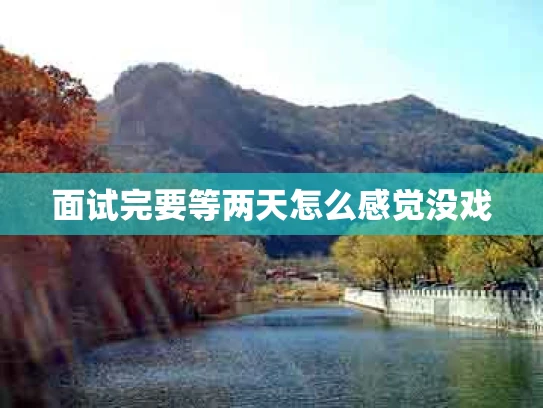 面试完要等两天怎么感觉没戏
