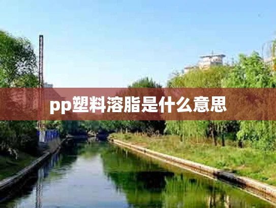 pp塑料溶脂是什么意思