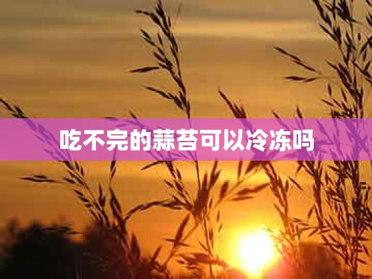 吃不完的蒜苔可以冷冻吗