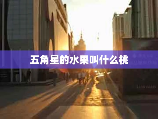 五角星的水果叫什么桃
