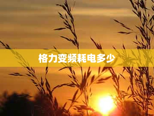 格力变频耗电多少