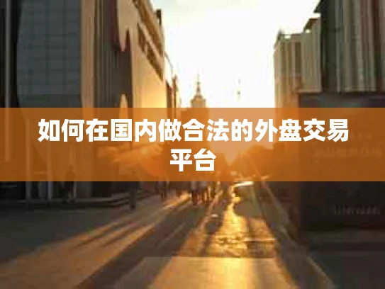 如何在国内做合法的外盘交易平台