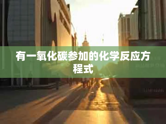 有一氧化碳参加的化学反应方程式