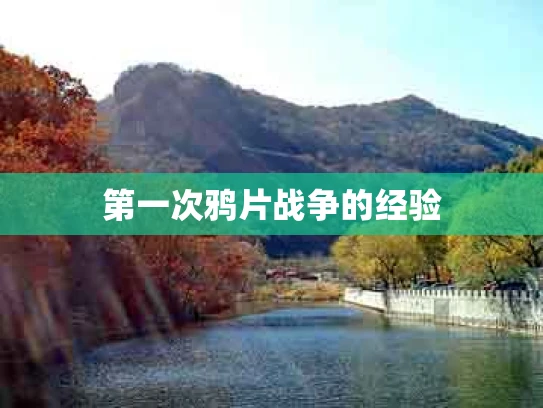 第一次鸦片战争的经验