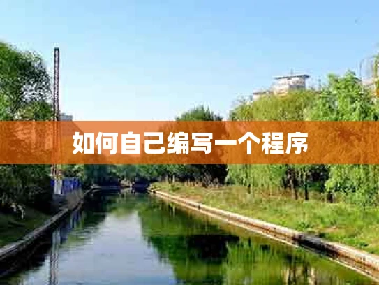 如何自己编写一个程序
