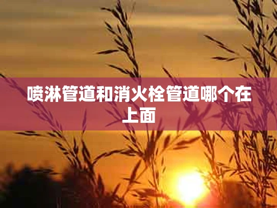 喷淋管道和消火栓管道哪个在上面