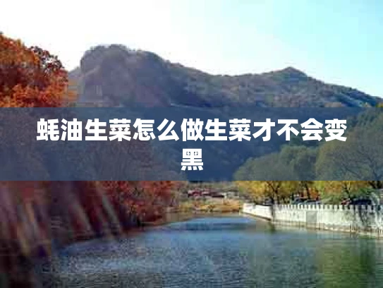 蚝油生菜怎么做生菜才不会变黑