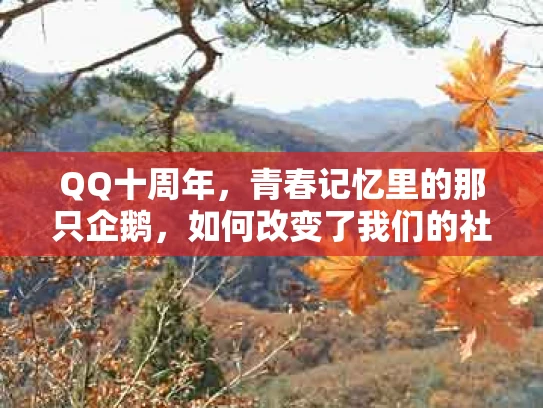 QQ十周年，青春记忆里的那只企鹅，如何改变了我们的社交方式？