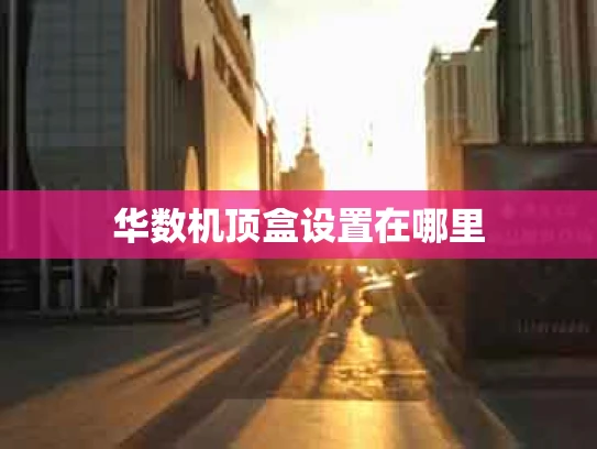 华数机顶盒设置在哪里