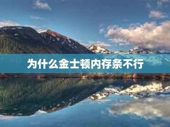 为什么金士顿内存条不行
