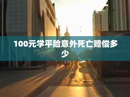100元学平险意外死亡赔偿多少