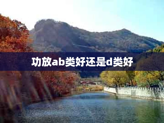功放ab类好还是d类好