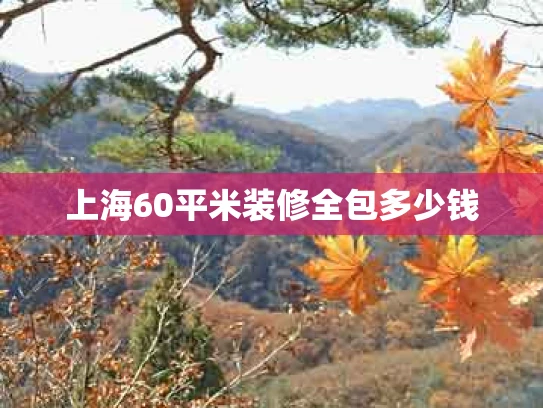上海60平米装修全包多少钱