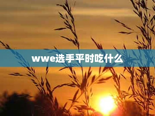 wwe选手平时吃什么