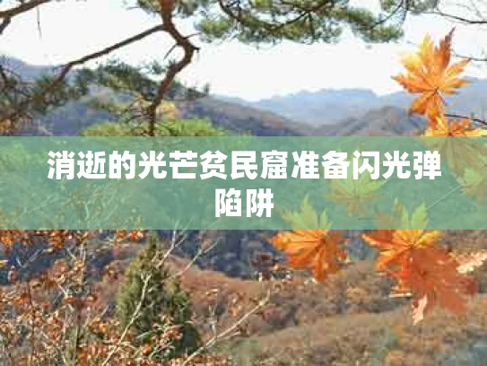 消逝的光芒贫民窟准备闪光弹陷阱