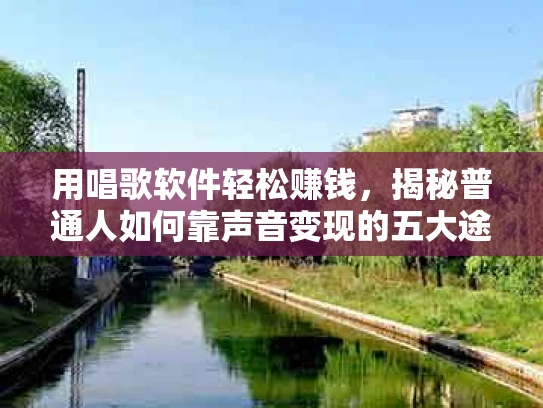 用唱歌软件轻松赚钱，揭秘普通人如何靠声音变现的五大途径