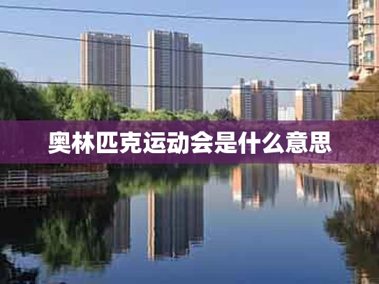 奥林匹克运动会是什么意思