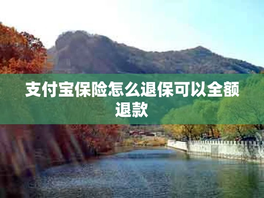 支付宝保险怎么退保可以全额退款