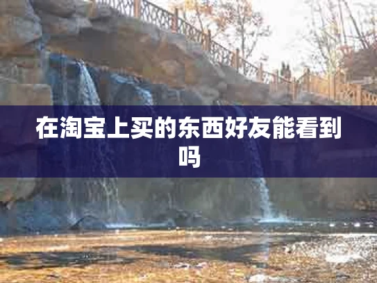 在淘宝上买的东西好友能看到吗