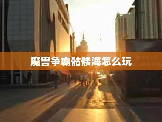魔兽争霸骷髅海怎么玩
