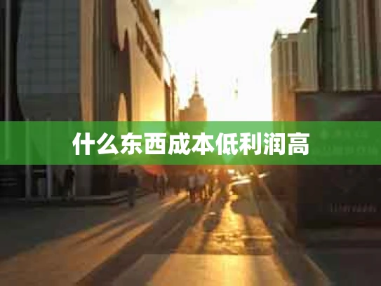 什么东西成本低利润高