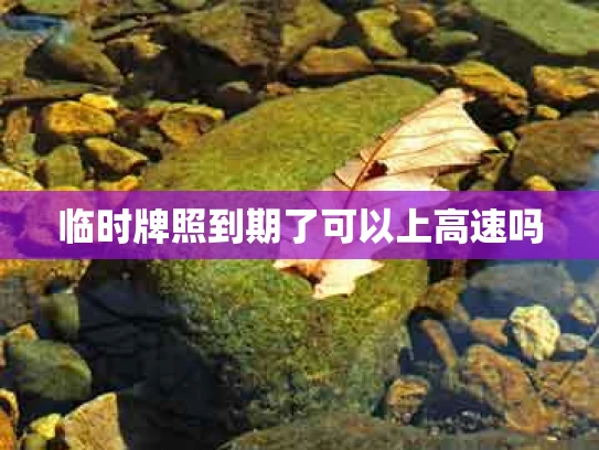 临时牌照到期了可以上高速吗