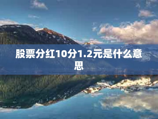 股票分红10分1.2元是什么意思