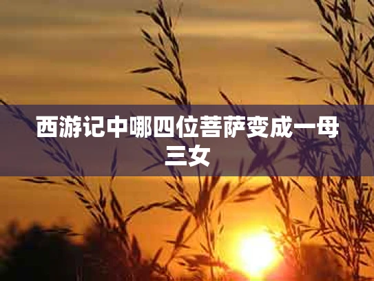 西游记中哪四位菩萨变成一母三女