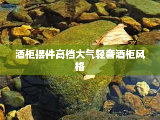 酒柜摆件高档大气轻奢酒柜风格