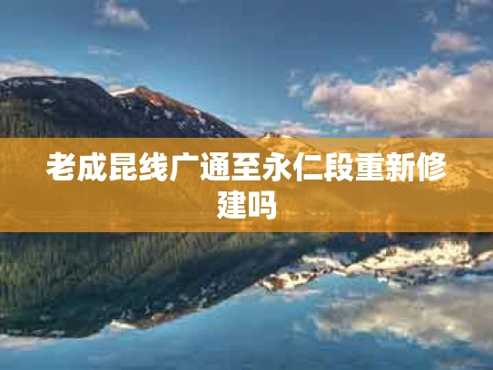 老成昆线广通至永仁段重新修建吗
